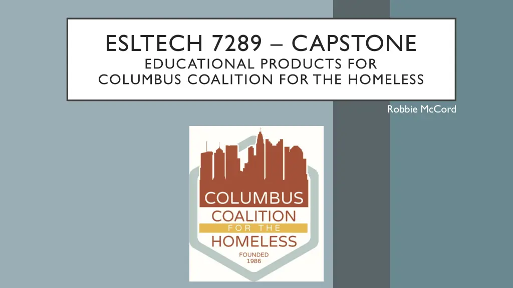 esltech 7289 capstone educational products