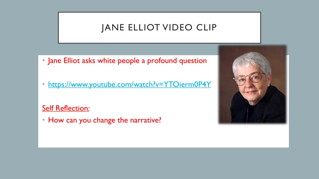 jane elliot video clip
