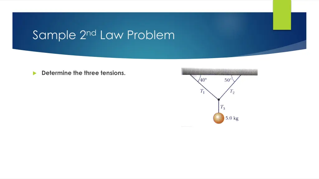 sample 2 nd law problem 2