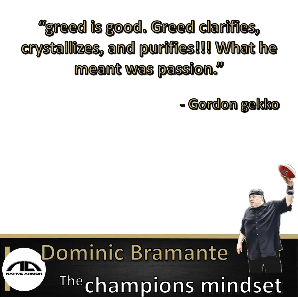 greed is good greed clarifies crystallizes