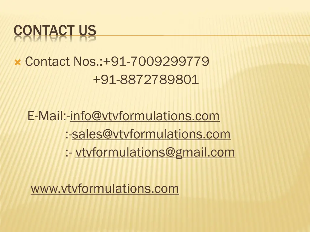 contact us