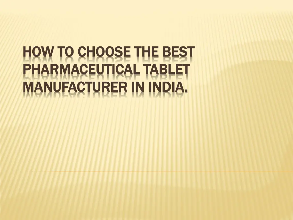 how to choose the best how to choose the best