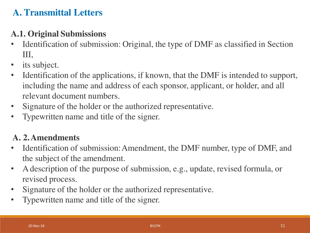 a transmittal letters