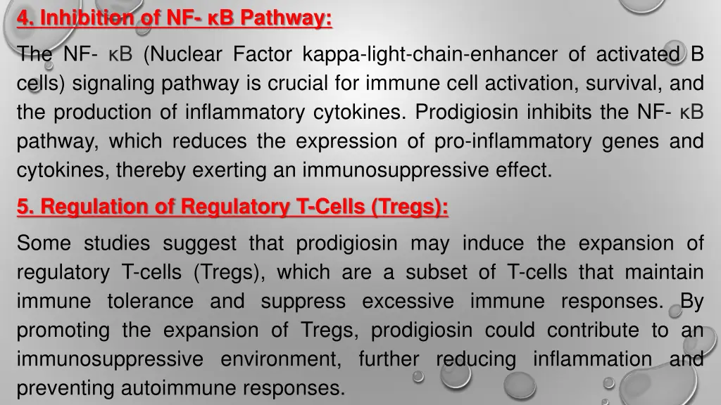 4 inhibition of nf b pathway