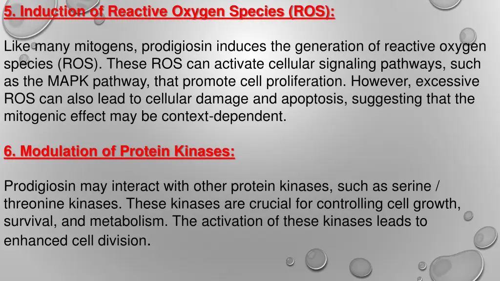 5 induction of reactive oxygen species ros