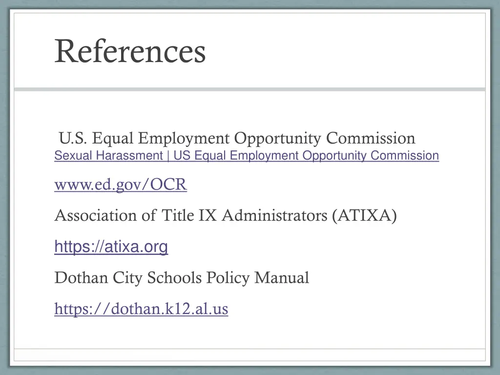 references