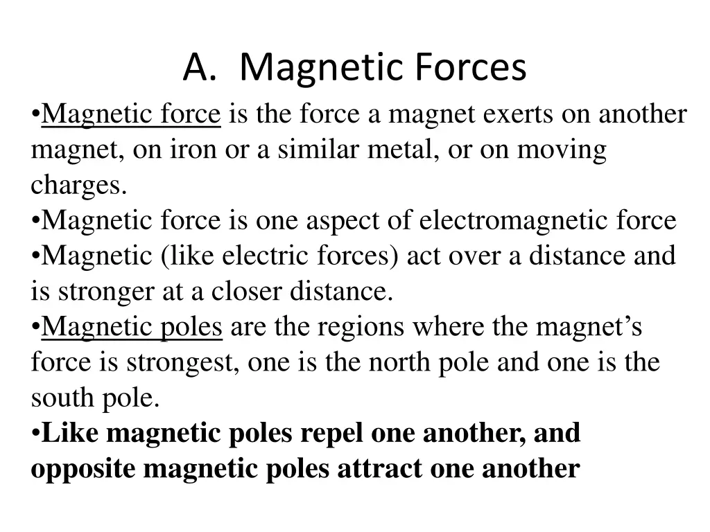a magnetic forces magnetic force is the force