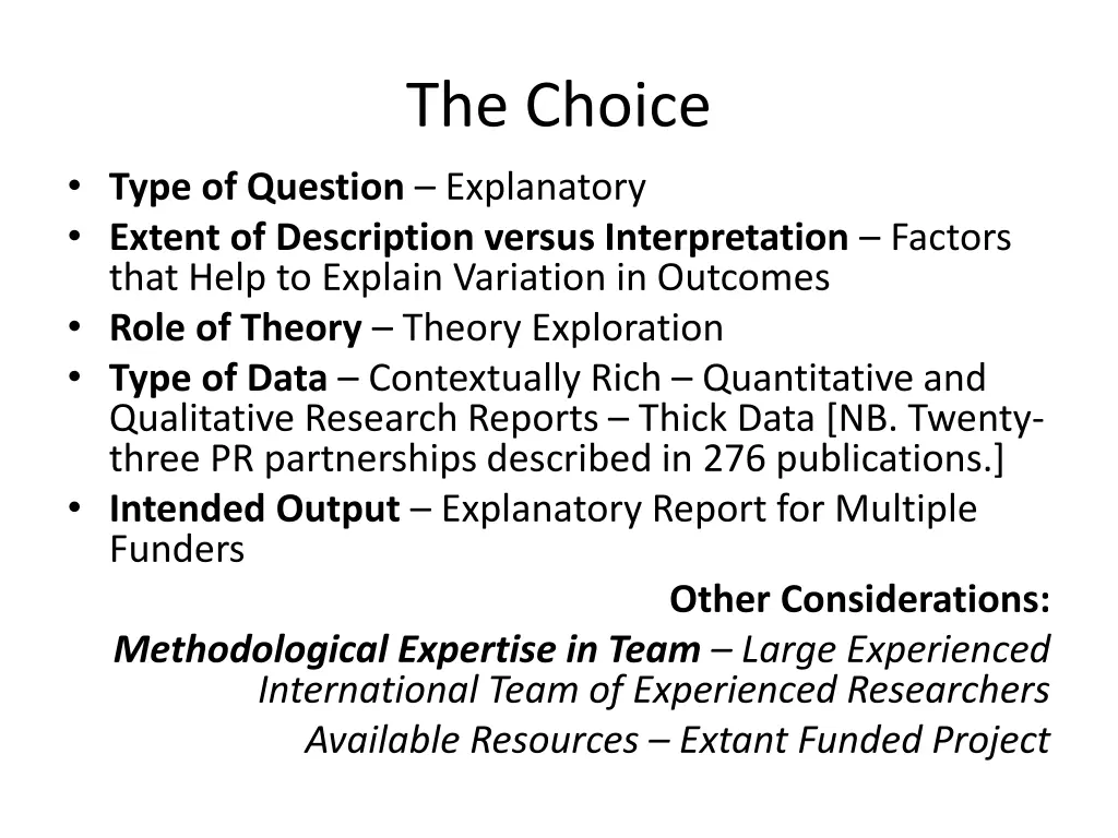 the choice 2