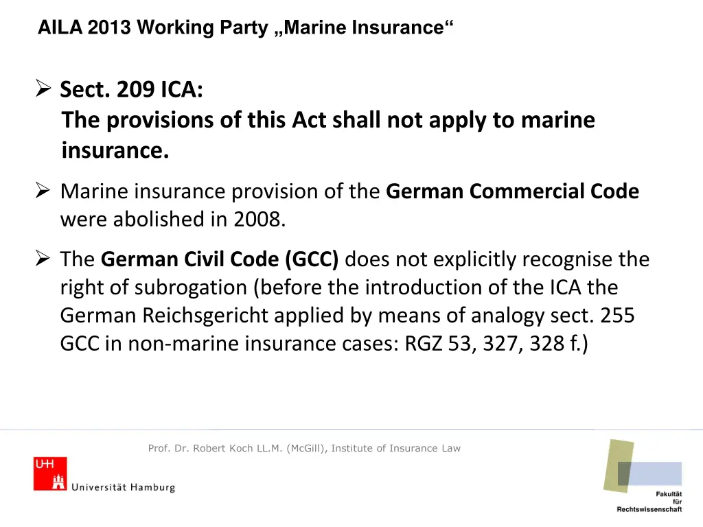 aila 2013 working party marine insurance 9