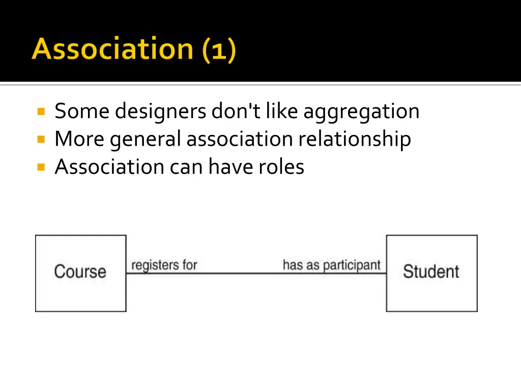 some designers don t like aggregation more