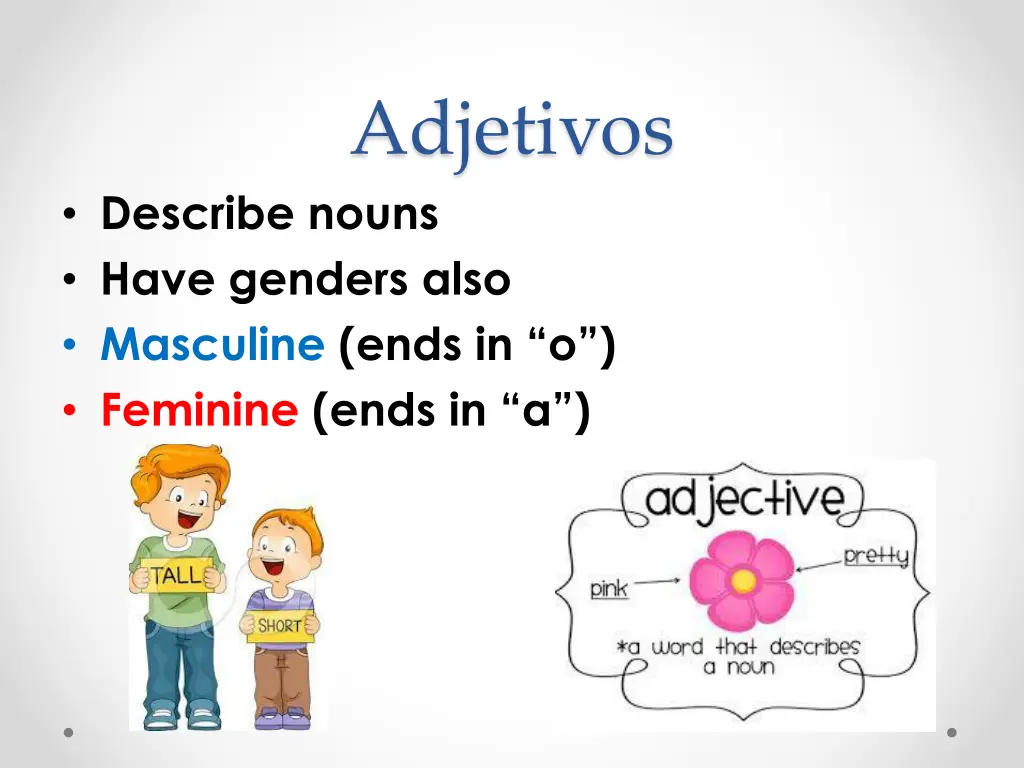 adjetivos
