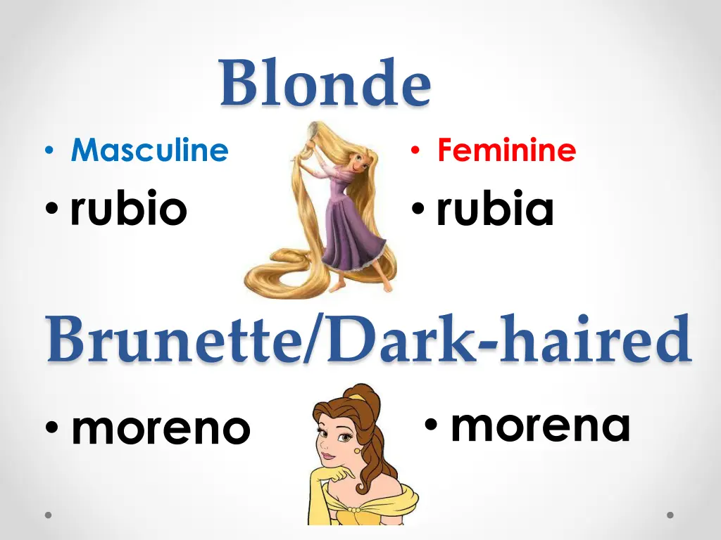 blonde
