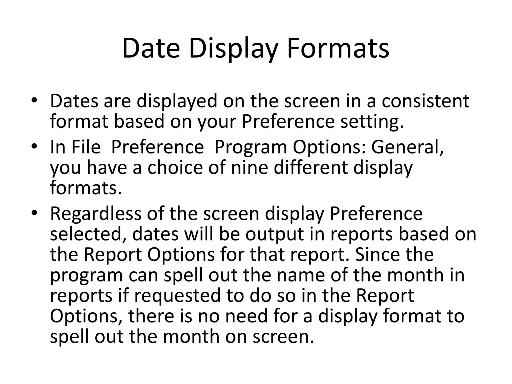 date display formats