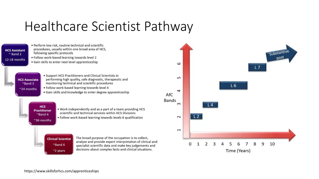 healthcare scientist pathway