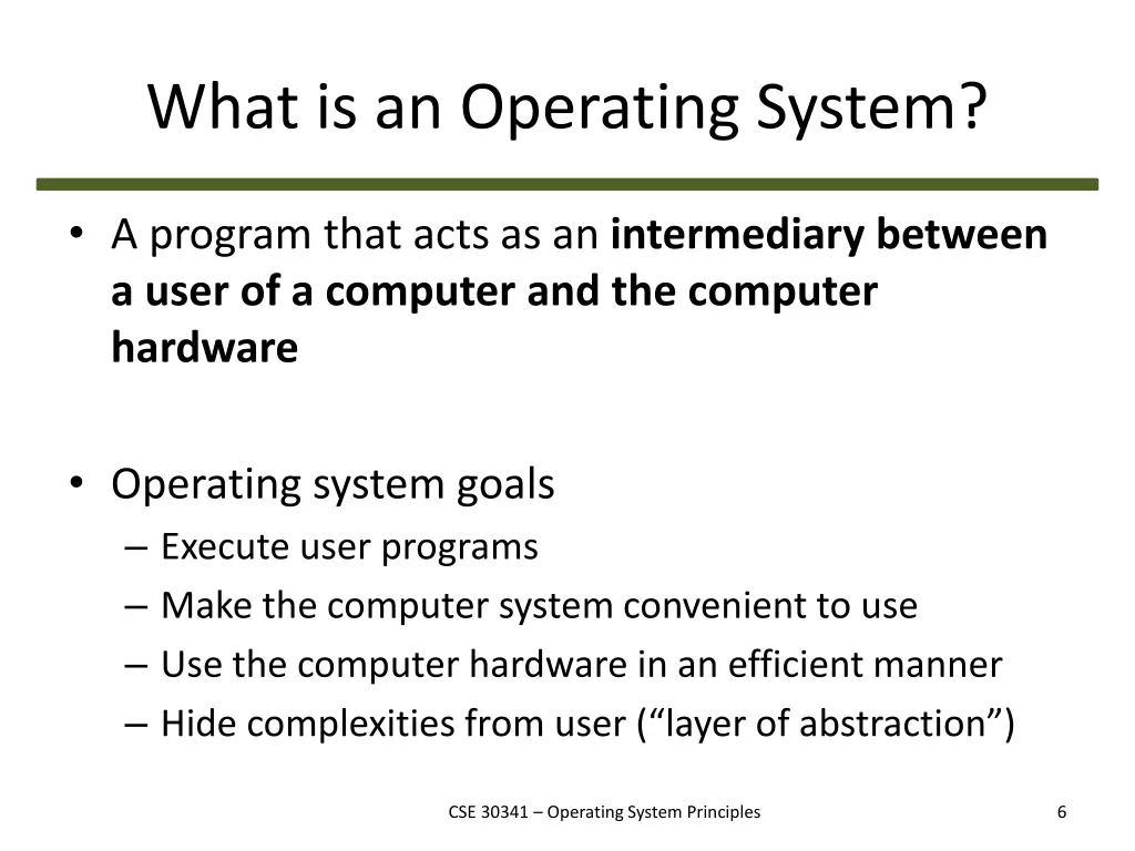 what is an operating system