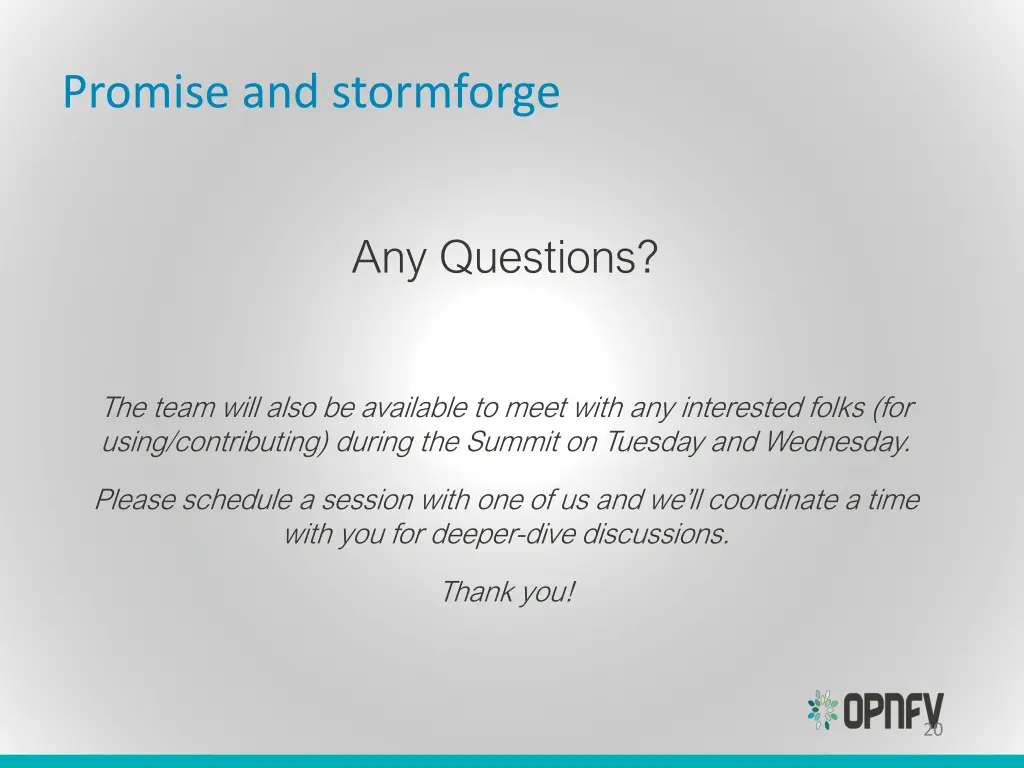 promise and stormforge