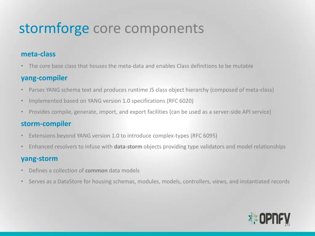 stormforge core components