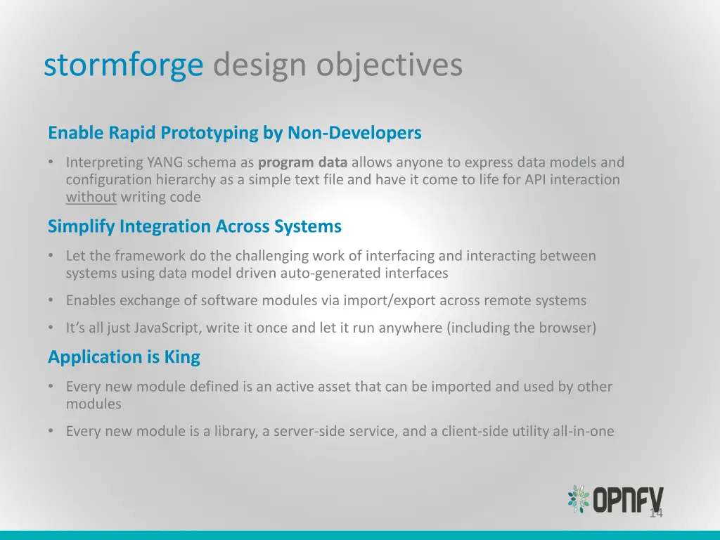 stormforge design objectives
