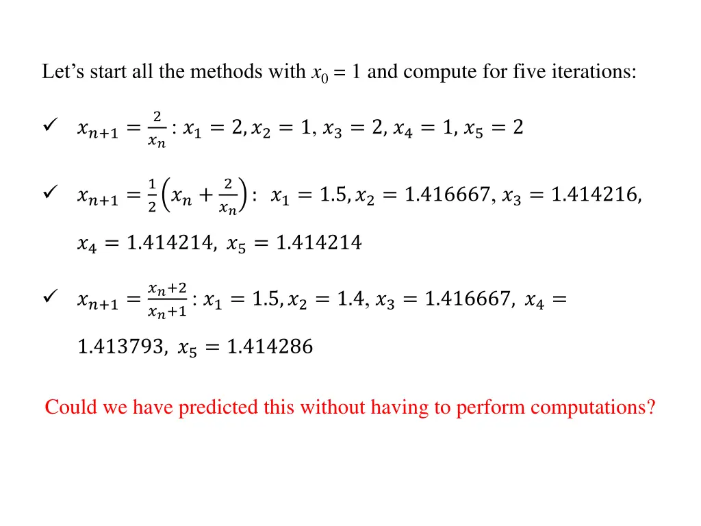 let s start all the methods with