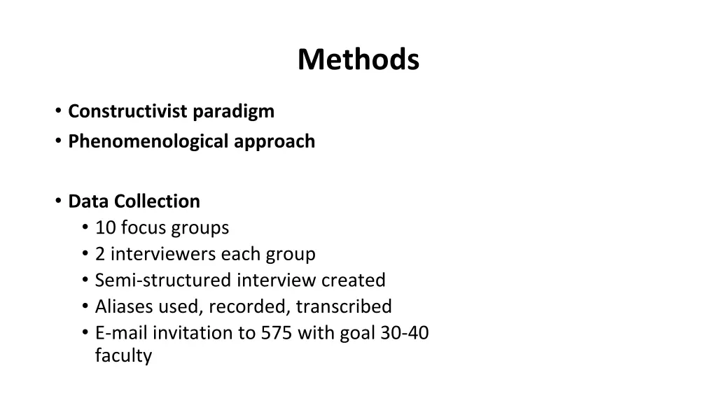 methods