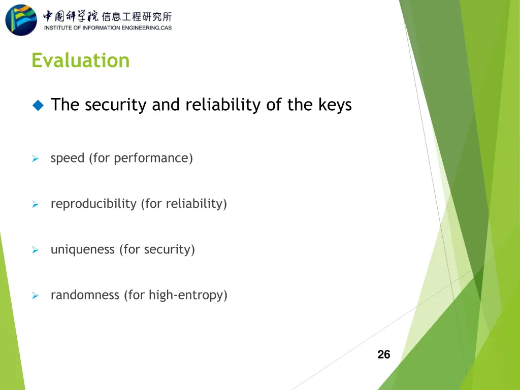 evaluation