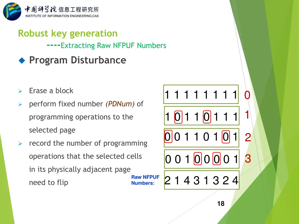 robust key generation extracting raw nfpuf numbers 4