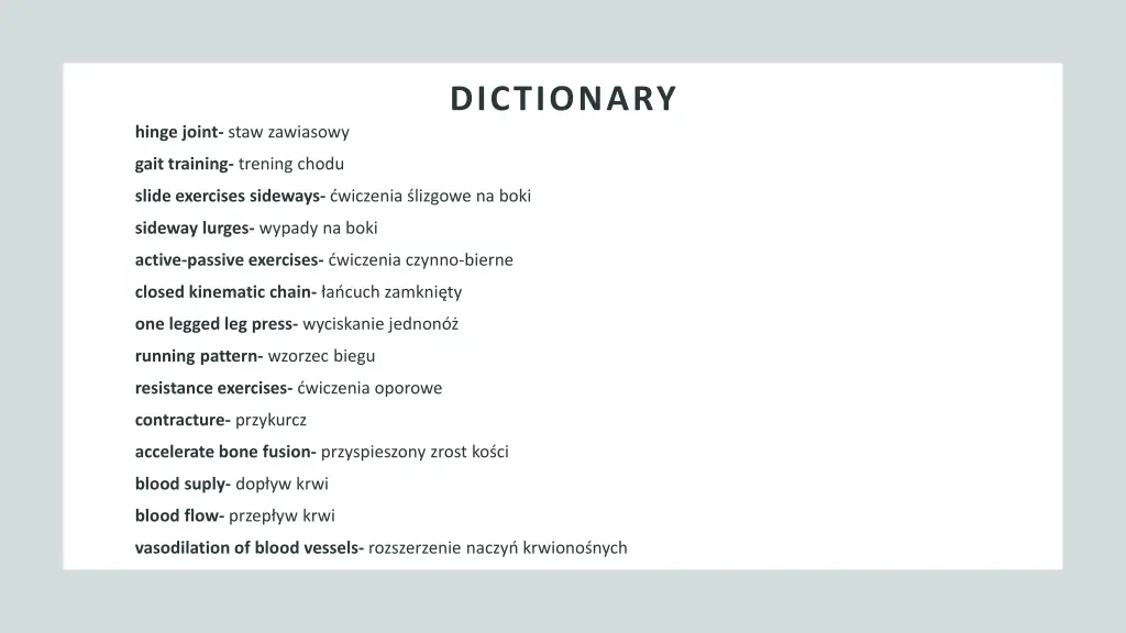 dictionary