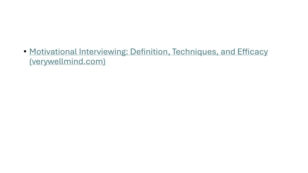 motivational interviewing definition techniques
