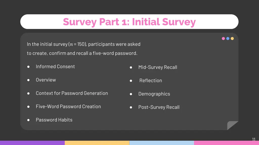 survey part 1 initial survey