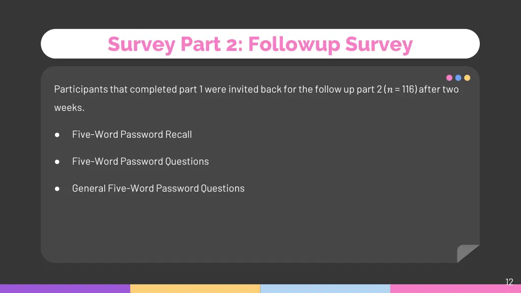survey part 2 followup survey
