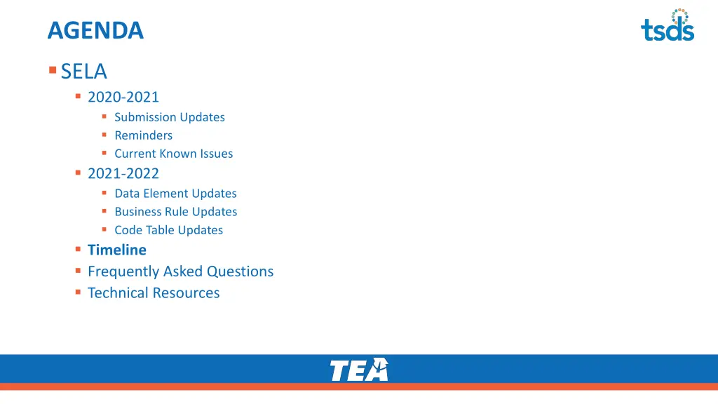agenda sela 2020 2021 submission updates 3