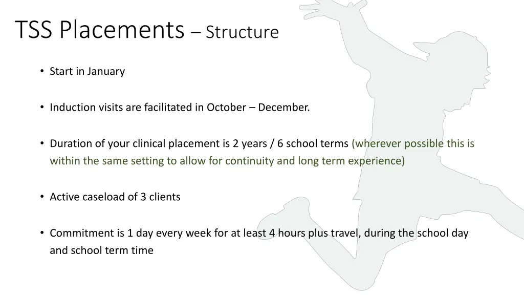 tss placements structure