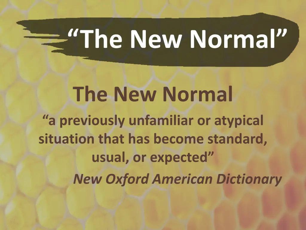 the new normal 2