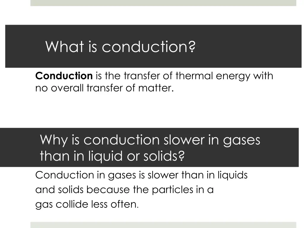 what is conduction