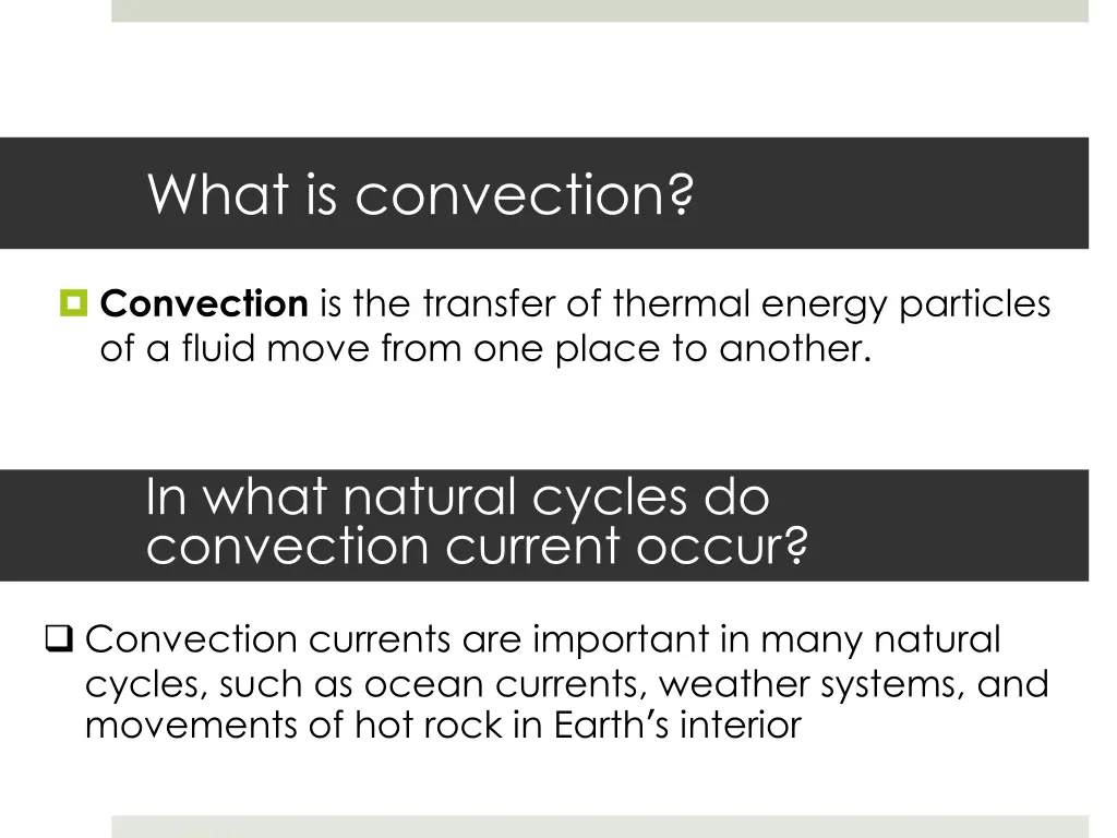 what is convection