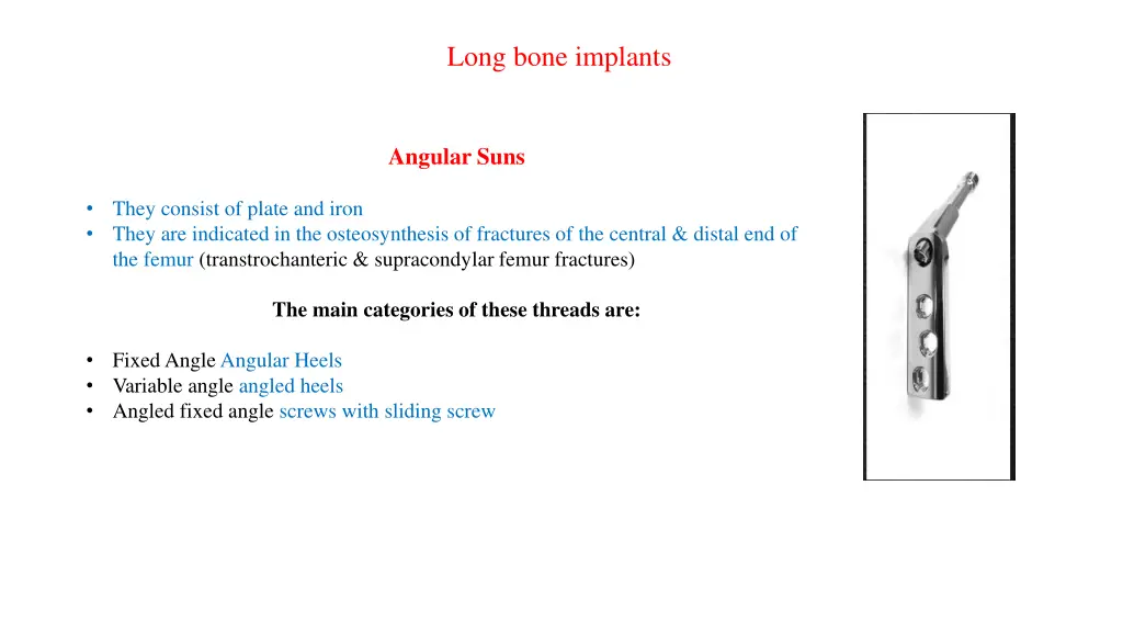 long bone implants 7