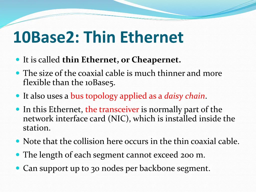 10base2 thin ethernet