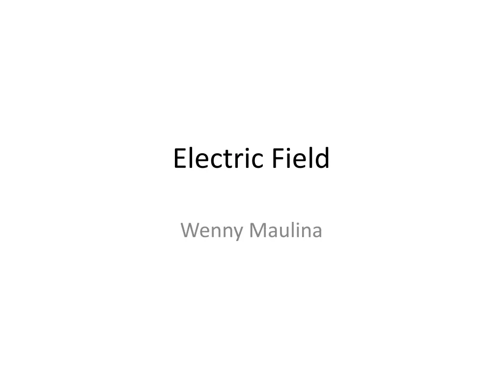 electric field