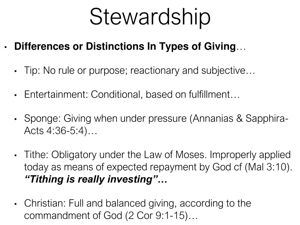 stewardship 8