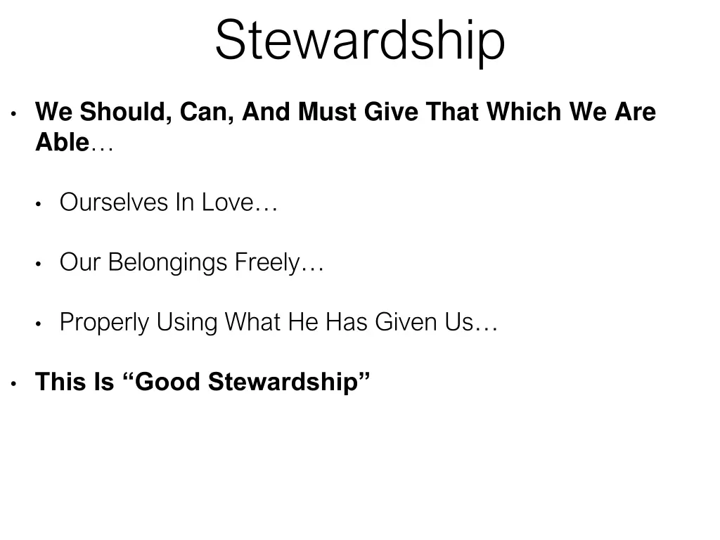 stewardship 9