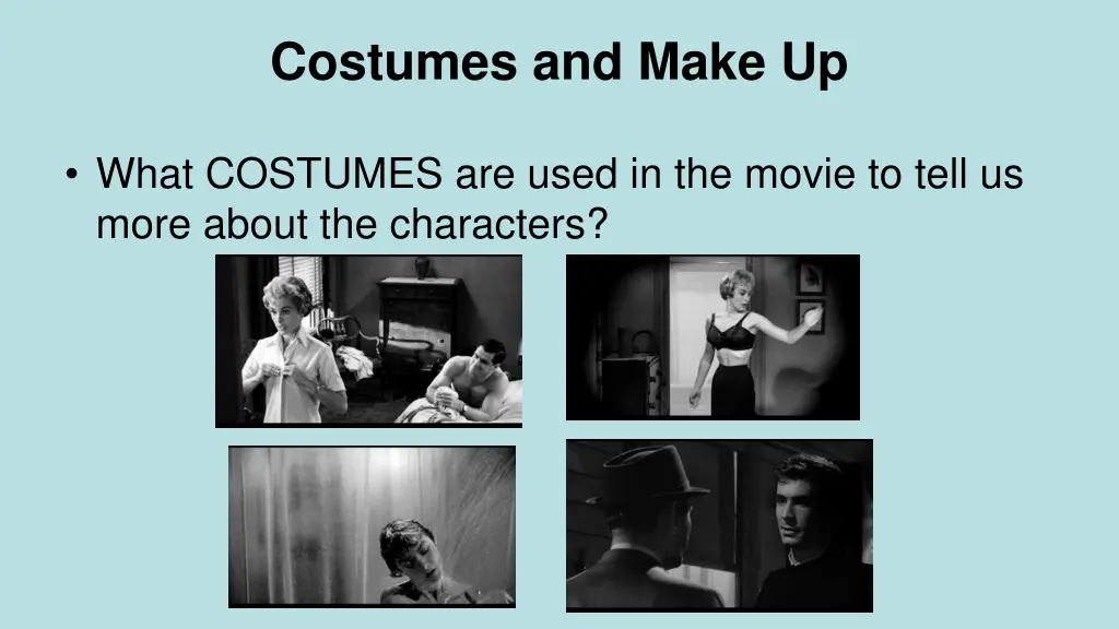 costumes and make up