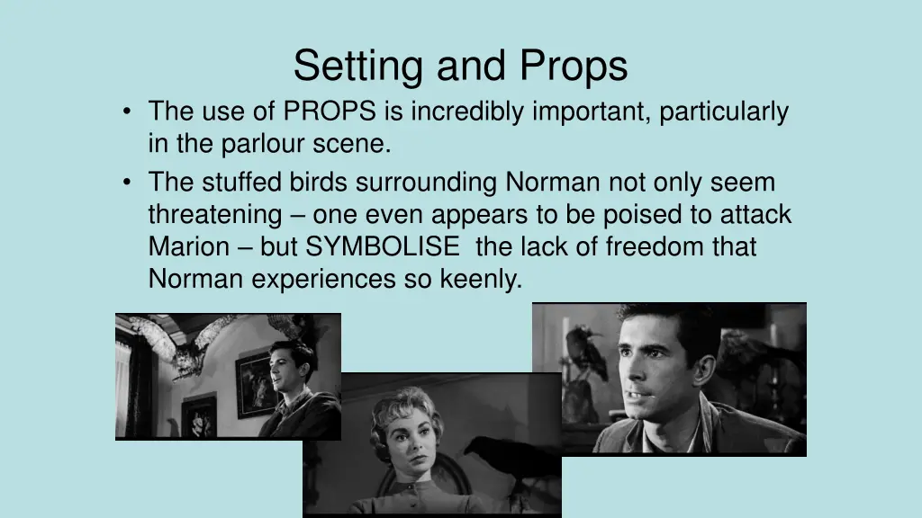 setting and props 1