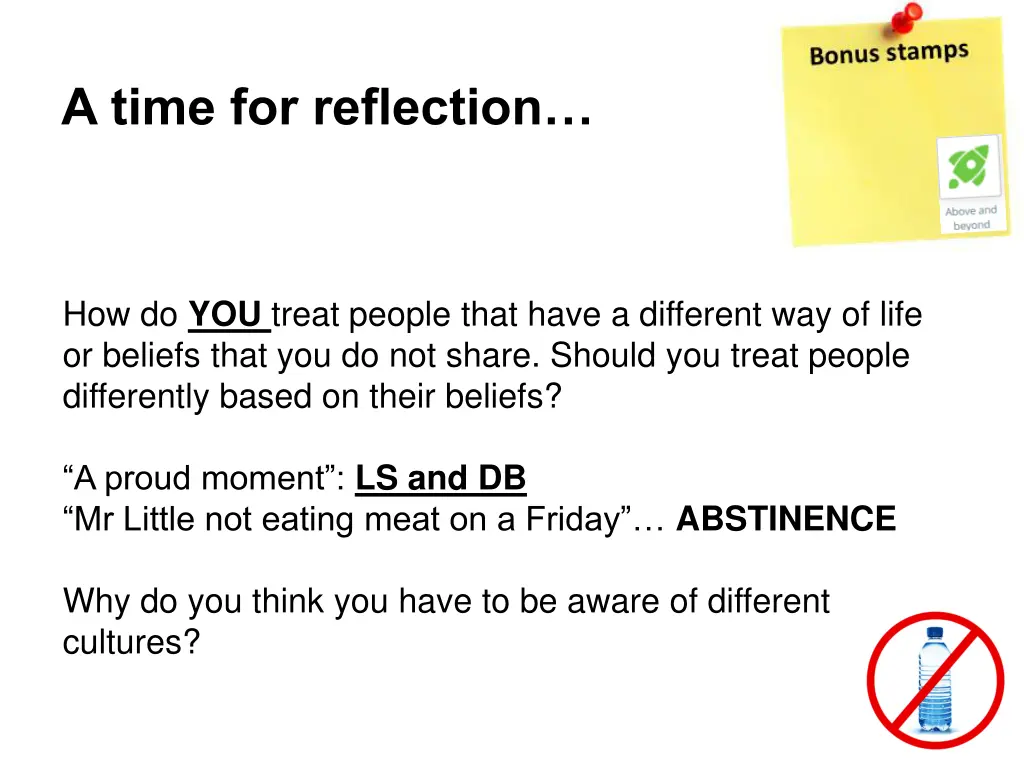 a time for reflection