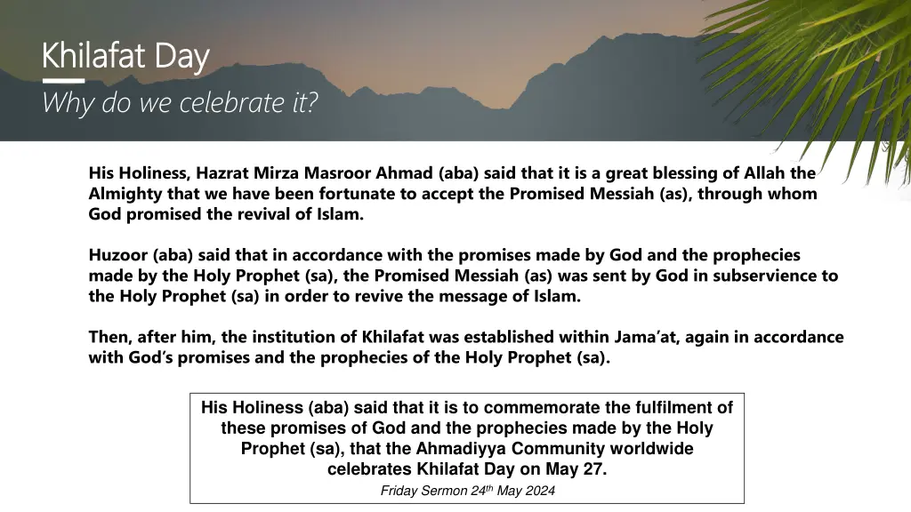 khilafat day khilafat day why do we celebrate it