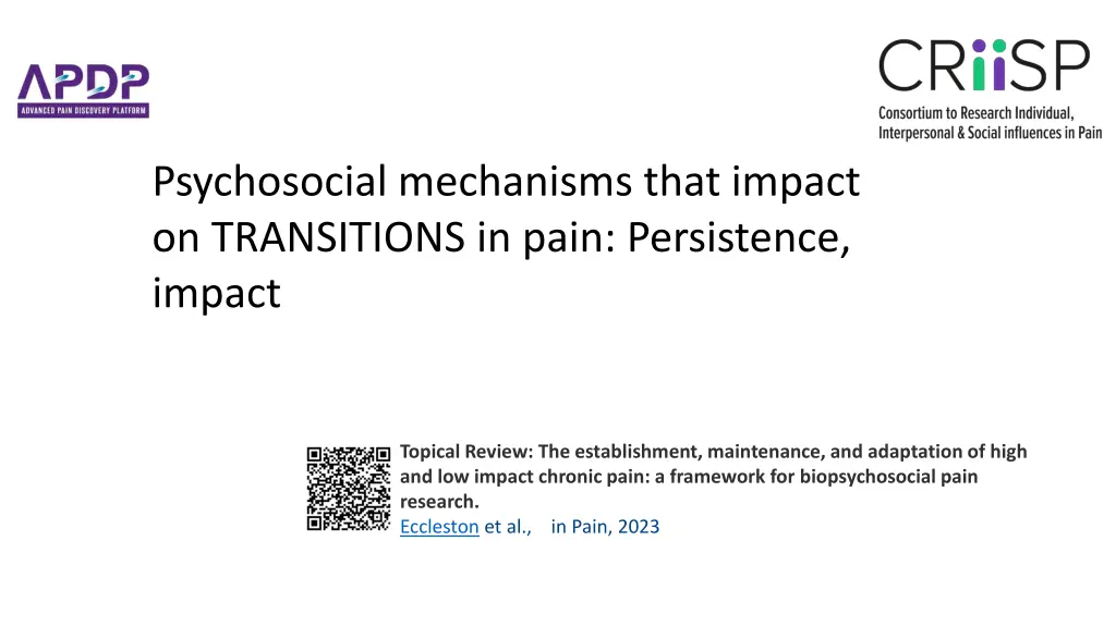 psychosocial mechanisms that impact