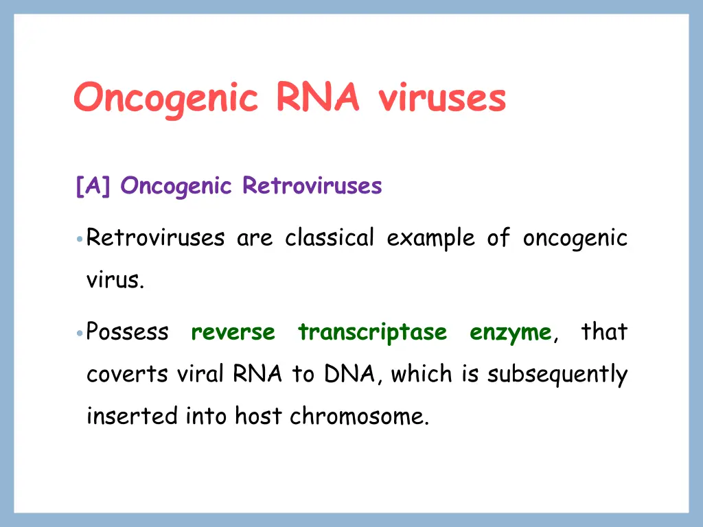oncogenic rna viruses