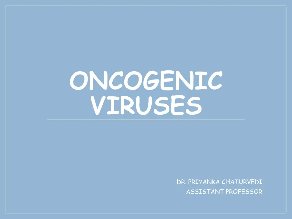 oncogenic viruses