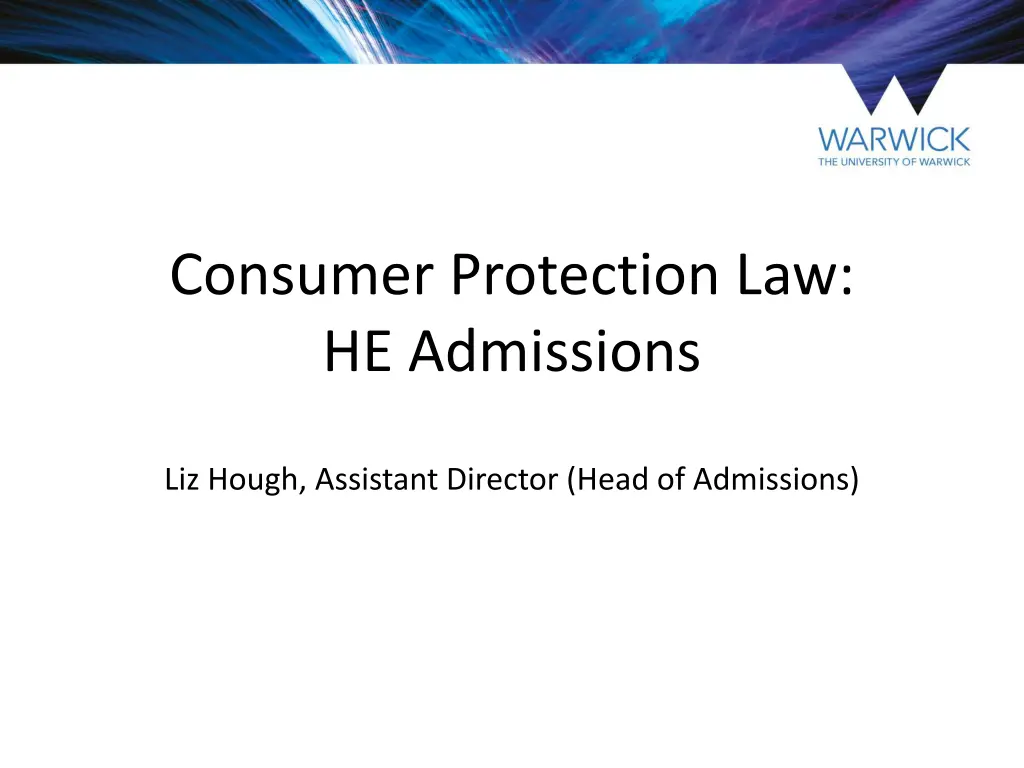 consumer protection law he admissions