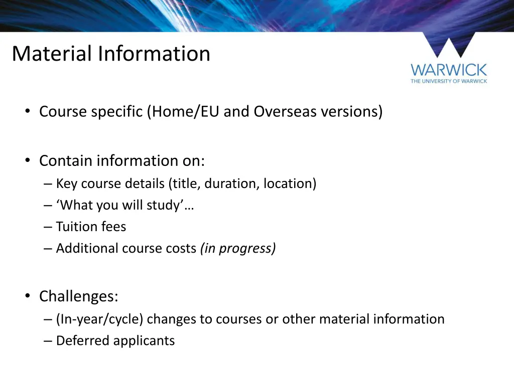 material information