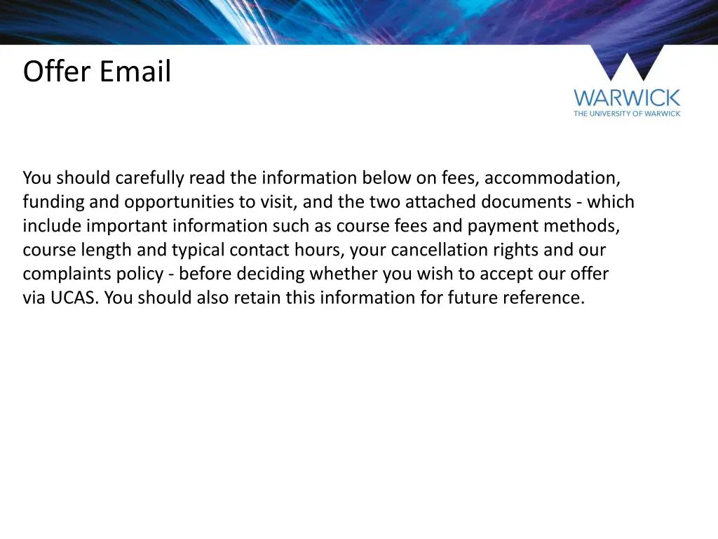 offer email